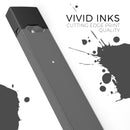Solid Dark Gray - Premium Decal Protective Skin-Wrap Sticker compatible with the Juul Labs vaping device