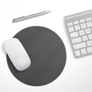 Solid Dark Gray// WaterProof Rubber Foam Backed Anti-Slip Mouse Pad for Home Work Office or Gaming Computer Desk