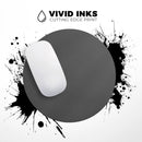 Solid Dark Gray// WaterProof Rubber Foam Backed Anti-Slip Mouse Pad for Home Work Office or Gaming Computer Desk