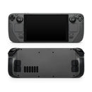 Solid Dark Gray // Full Body Skin Decal Wrap Kit for the Steam Deck handheld gaming computer