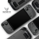 Solid Dark Gray // Full Body Skin Decal Wrap Kit for the Steam Deck handheld gaming computer