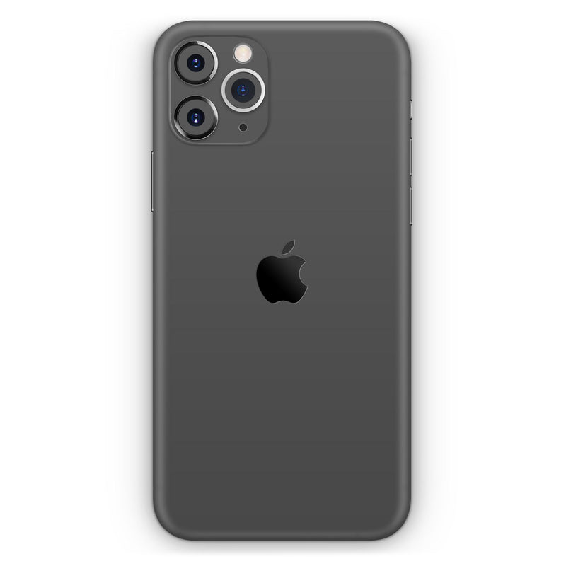 Solid Dark Gray // Skin-Kit compatible with the Apple iPhone 14, 13, 12, 12 Pro Max, 12 Mini, 11 Pro, SE, X/XS + (All iPhones Available)