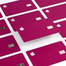 Solid Dark Pink V2 - Premium Protective Decal Skin-Kit for the Apple Credit Card