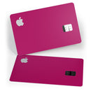 Solid Dark Pink V2 - Premium Protective Decal Skin-Kit for the Apple Credit Card
