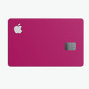 Solid Dark Pink V2 - Premium Protective Decal Skin-Kit for the Apple Credit Card
