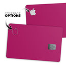 Solid Dark Pink V2 - Premium Protective Decal Skin-Kit for the Apple Credit Card