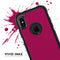 Solid Dark Pink V2 - Skin Kit for the iPhone OtterBox Cases
