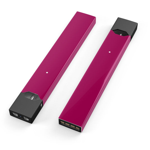 Solid Dark Pink V2 - Premium Decal Protective Skin-Wrap Sticker compatible with the Juul Labs vaping device