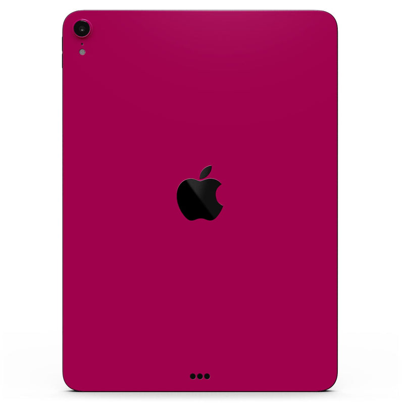 Solid Dark Pink V2 - Full Body Skin Decal for the Apple iPad Pro 12.9", 11", 10.5", 9.7", Air or Mini (All Models Available)