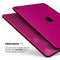 Solid Dark Pink V2 - Full Body Skin Decal for the Apple iPad Pro 12.9", 11", 10.5", 9.7", Air or Mini (All Models Available)
