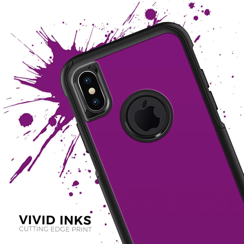 Solid Dark Purple - Skin Kit for the iPhone OtterBox Cases
