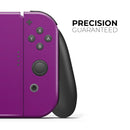 Solid Dark Purple // Skin Decal Wrap Kit for Nintendo Switch Console & Dock, Joy-Cons, Pro Controller, Lite, 3DS XL, 2DS XL, DSi, or Wii - Vinyl Skin Wrap for Nintendo Switch 2, OLED, Lite, Pro Controller, Wii & Classic Handhelds