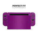Solid Dark Purple // Skin Decal Wrap Kit for Nintendo Switch Console & Dock, Joy-Cons, Pro Controller, Lite, 3DS XL, 2DS XL, DSi, or Wii - Vinyl Skin Wrap for Nintendo Switch 2, OLED, Lite, Pro Controller, Wii & Classic Handhelds