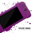 Solid Dark Purple // Skin Decal Wrap Kit for Nintendo Switch Console & Dock, Joy-Cons, Pro Controller, Lite, 3DS XL, 2DS XL, DSi, or Wii - Vinyl Skin Wrap for Nintendo Switch 2, OLED, Lite, Pro Controller, Wii & Classic Handhelds