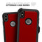 Solid Dark Red - Skin Kit for the iPhone OtterBox Cases