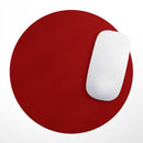 Solid Dark Red// WaterProof Rubber Foam Backed Anti-Slip Mouse Pad for Home Work Office or Gaming Computer Desk