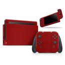Solid Dark Red // Skin Decal Wrap Kit for Nintendo Switch Console & Dock, Joy-Cons, Pro Controller, Lite, 3DS XL, 2DS XL, DSi, or Wii - Vinyl Skin Wrap for Nintendo Switch 2, OLED, Lite, Pro Controller, Wii & Classic Handhelds