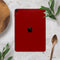 Solid Dark Red - Full Body Skin Decal for the Apple iPad Pro 12.9", 11", 10.5", 9.7", Air or Mini (All Models Available)