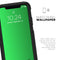 Solid Green V2 - Skin Kit for the iPhone OtterBox Cases