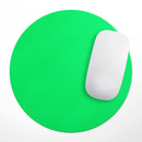 Solid Green V2// WaterProof Rubber Foam Backed Anti-Slip Mouse Pad for Home Work Office or Gaming Computer Desk