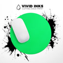Solid Green V2// WaterProof Rubber Foam Backed Anti-Slip Mouse Pad for Home Work Office or Gaming Computer Desk