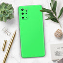 Solid Green V2 - Premium Vinyl Skin Decal for Samsung Galaxy S25 Ultra, S24, S23, S22 & All Galaxy S Models