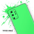 Solid Green V2 - Premium Vinyl Skin Decal for Samsung Galaxy S25 Ultra, S24, S23, S22 & All Galaxy S Models