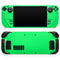 Solid Green V2 // Full Body Skin Decal Wrap Kit for the Steam Deck handheld gaming computer