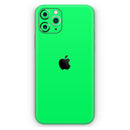 Solid Green V2 - Protective Skin Wrap & Decal – Compatible with iPhone SE to iPhone 17 Pro Max (All Models)