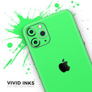 Solid Green V2 - Protective Skin Wrap & Decal – Compatible with iPhone SE to iPhone 17 Pro Max (All Models)