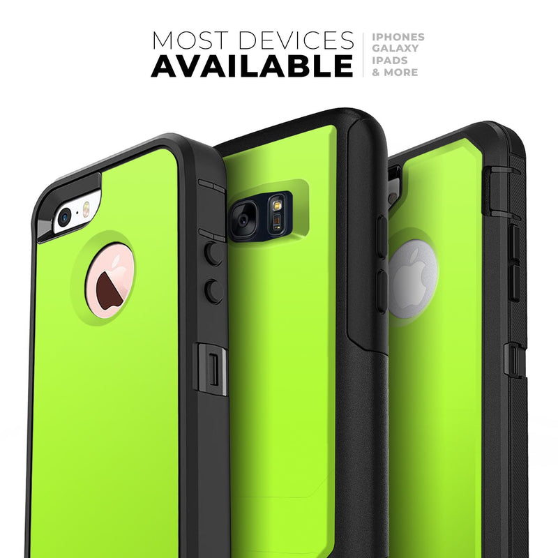 Solid Green V3 - Skin Kit for the iPhone OtterBox Cases