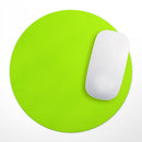 Solid Green V3// WaterProof Rubber Foam Backed Anti-Slip Mouse Pad for Home Work Office or Gaming Computer Desk