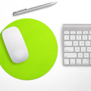 Solid Green V3// WaterProof Rubber Foam Backed Anti-Slip Mouse Pad for Home Work Office or Gaming Computer Desk