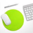 Solid Green V3// WaterProof Rubber Foam Backed Anti-Slip Mouse Pad for Home Work Office or Gaming Computer Desk