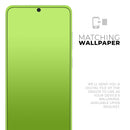 Solid Green V3 - Premium Vinyl Skin Decal for Samsung Galaxy S25 Ultra, S24, S23, S22 & All Galaxy S Models