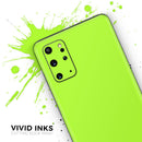 Solid Green V3 - Premium Vinyl Skin Decal for Samsung Galaxy S25 Ultra, S24, S23, S22 & All Galaxy S Models
