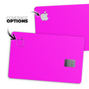 Solid Hot Pink V2 - Premium Protective Decal Skin-Kit for the Apple Credit Card