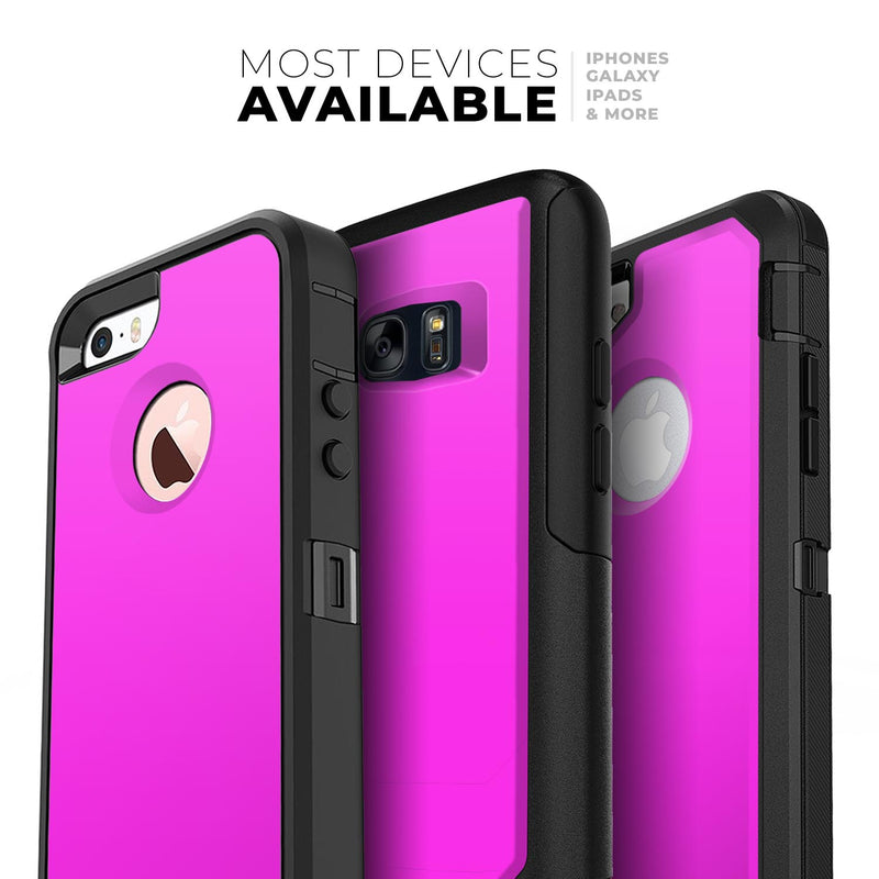 Solid Hot Pink V2 - Skin Kit for the iPhone OtterBox Cases