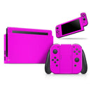 Solid Hot Pink V2 // Skin Decal Wrap Kit for Nintendo Switch Console & Dock, Joy-Cons, Pro Controller, Lite, 3DS XL, 2DS XL, DSi, or Wii - Vinyl Skin Wrap for Nintendo Switch 2, OLED, Lite, Pro Controller, Wii & Classic Handhelds