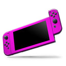 Solid Hot Pink V2 // Skin Decal Wrap Kit for Nintendo Switch Console & Dock, Joy-Cons, Pro Controller, Lite, 3DS XL, 2DS XL, DSi, or Wii - Vinyl Skin Wrap for Nintendo Switch 2, OLED, Lite, Pro Controller, Wii & Classic Handhelds