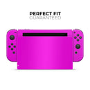 Solid Hot Pink V2 // Skin Decal Wrap Kit for Nintendo Switch Console & Dock, Joy-Cons, Pro Controller, Lite, 3DS XL, 2DS XL, DSi, or Wii - Vinyl Skin Wrap for Nintendo Switch 2, OLED, Lite, Pro Controller, Wii & Classic Handhelds