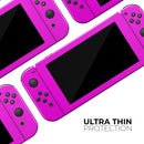 Solid Hot Pink V2 // Skin Decal Wrap Kit for Nintendo Switch Console & Dock, Joy-Cons, Pro Controller, Lite, 3DS XL, 2DS XL, DSi, or Wii - Vinyl Skin Wrap for Nintendo Switch 2, OLED, Lite, Pro Controller, Wii & Classic Handhelds