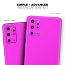 Solid Hot Pink V2 - Premium Vinyl Skin Decal for Samsung Galaxy S25 Ultra, S24, S23, S22 & All Galaxy S Models