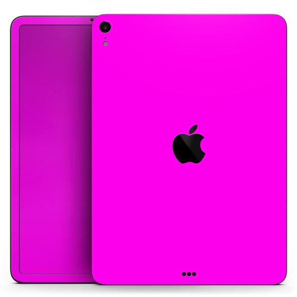 Solid Hot Pink V2 - Full Body Skin Decal for the Apple iPad Pro 12.9", 11", 10.5", 9.7", Air or Mini (All Models Available)