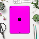 Solid Hot Pink V2 - Full Body Skin Decal for the Apple iPad Pro 12.9", 11", 10.5", 9.7", Air or Mini (All Models Available)