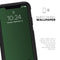 Solid Hunter Green - Skin Kit for the iPhone OtterBox Cases