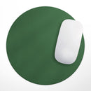 Solid Hunter Green// WaterProof Rubber Foam Backed Anti-Slip Mouse Pad for Home Work Office or Gaming Computer Desk