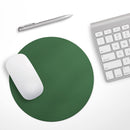 Solid Hunter Green// WaterProof Rubber Foam Backed Anti-Slip Mouse Pad for Home Work Office or Gaming Computer Desk