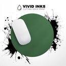 Solid Hunter Green// WaterProof Rubber Foam Backed Anti-Slip Mouse Pad for Home Work Office or Gaming Computer Desk