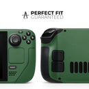 Solid Hunter Green // Full Body Skin Decal Wrap Kit for the Steam Deck handheld gaming computer